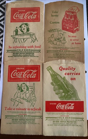 9004-1 € 5,00 coca cola papieren zakje set van 4 verschillende.jpeg